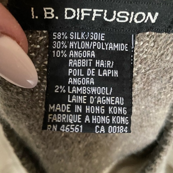 Vintage l.B. Diffusion Silk Blend Sweater 3X - Picture 3 of 6